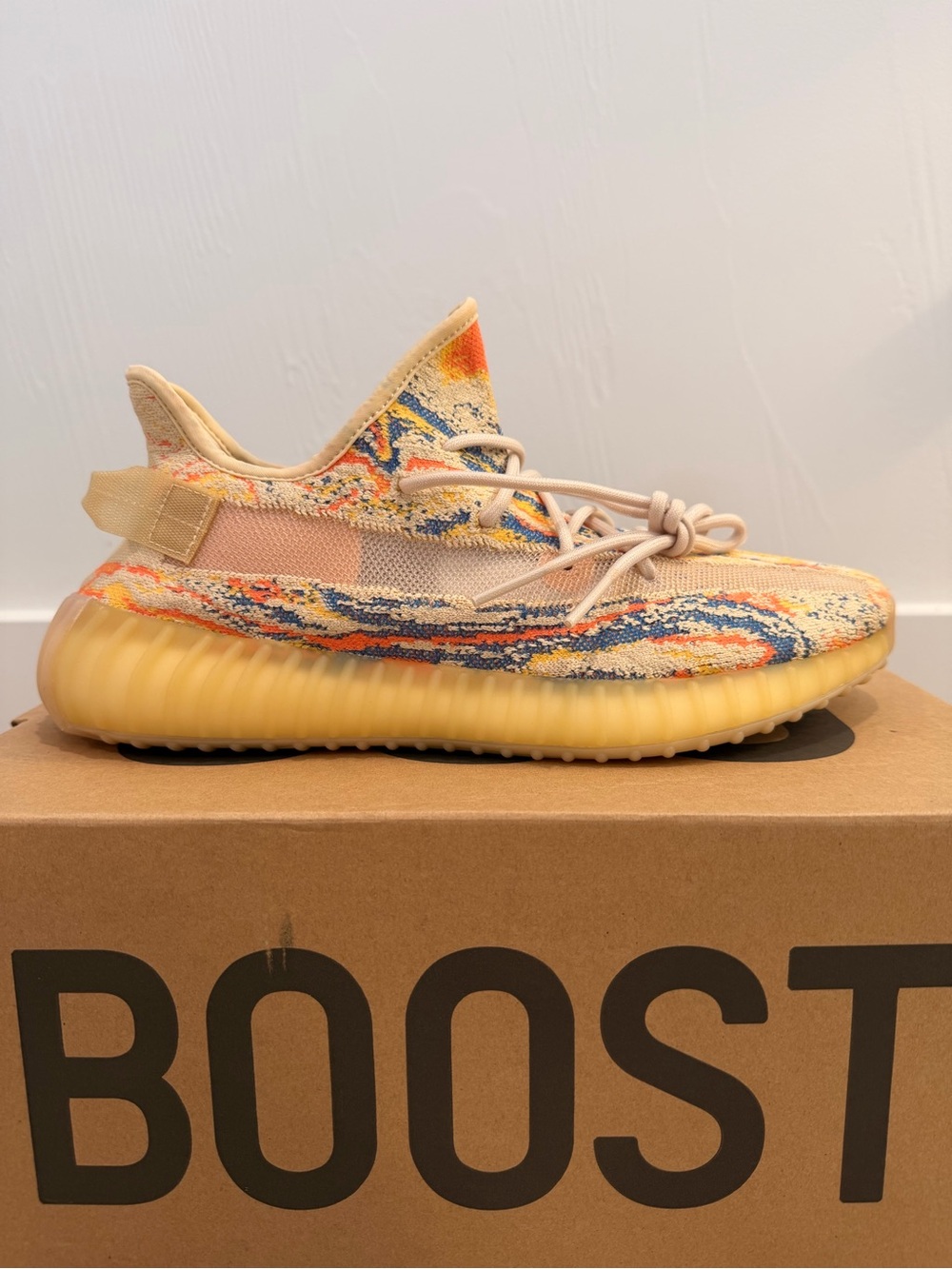NEW adidas Yeezy Boost 350 V2 MX Oat GW3773 Multicolor Low Top Sneakers US 10
